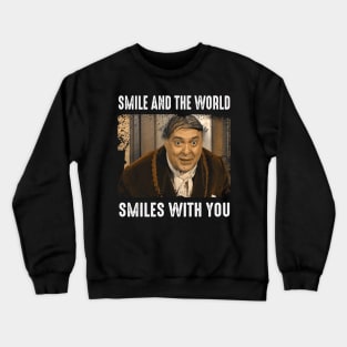 A World of Theatrical Mischief Celebrate the Laughs on Your Shirts Crewneck Sweatshirt